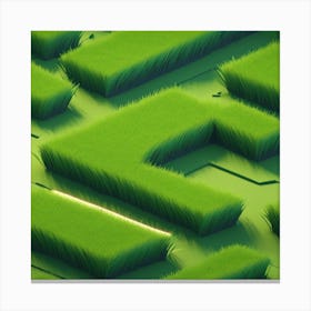 Maze background Canvas Print