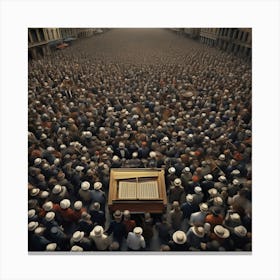 'The Crowd' 1 Canvas Print