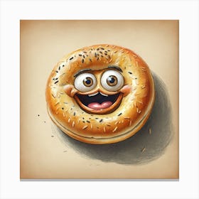 Bagel 21 Canvas Print