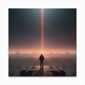 A Dystopian City Canvas Print