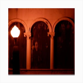 Light And Pillars Canvas Print