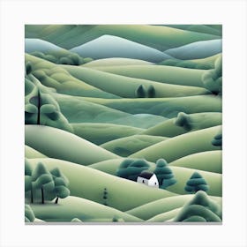 Landscape Painting 32 Canvas Print
