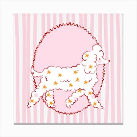 Pink Poodle Toile