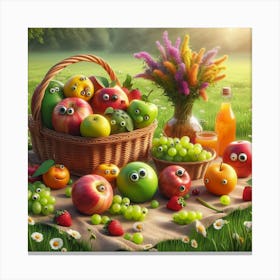 Picnic 5 Canvas Print