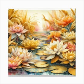 Water Lilies 2 Canvas Print