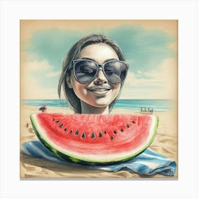 Watermelon 29 Canvas Print