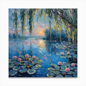 Water Lilies 1 Canvas Print