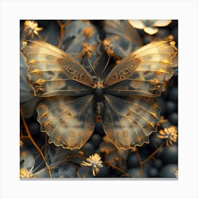 3d Butterfly Canvas Print