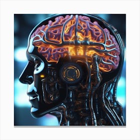 Brain Of A Robot 30 Canvas Print