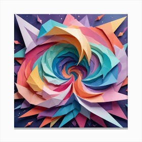 Origami Art 1 Canvas Print