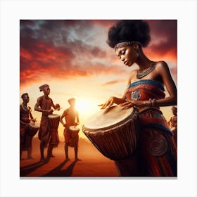 I can drum Canvas Print