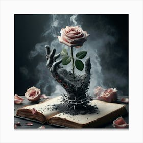 Rose Of The Dead Canvas Print