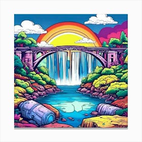 Rainbow Bridge 2 Toile