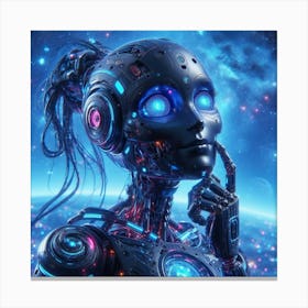 Futuristic Robot 6 Canvas Print