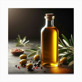 Olive Oil Stock Videos & Royalty-Free Footage 1 Canvas Print
