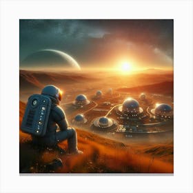 Alien City Canvas Print