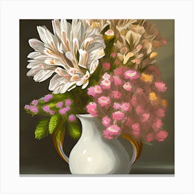 Alstroemeria Flowers 30 Canvas Print