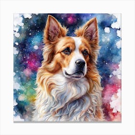 Collie Dog Canvas Print