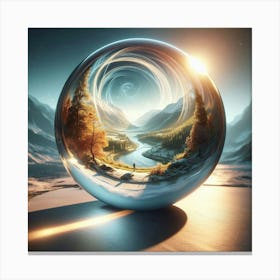 Sphere Of Light Canvas Print