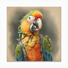 Parrot 46 Canvas Print