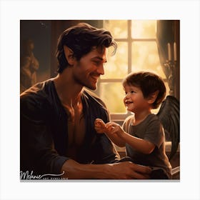 Rhys and Nyx Canvas Print