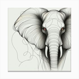 Elephant Canvas Art Canvas Print