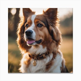 Collie Dog Canvas Print