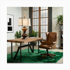 Home Office 1 Canvas Print