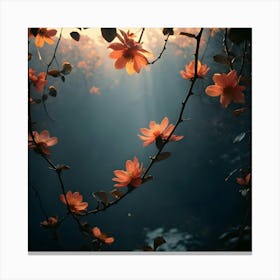 Flowers Stock Videos & Royalty-Free Footage 1 Canvas Print