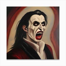 Hungry Dracula Canvas Print