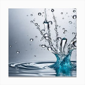 Water Splash 2 Canvas Print