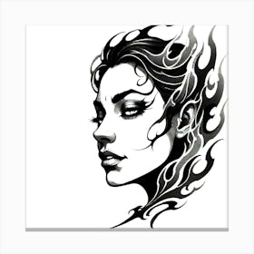 Tattoos For Women Canvas Print