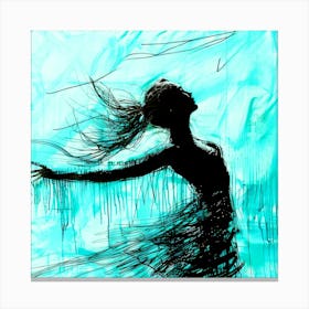 Born To Dance - Dance Free Canvas Print