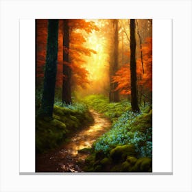 Autumn Forest 12 Canvas Print