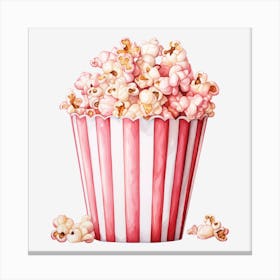 Popcorn In A Cup Canvas Print