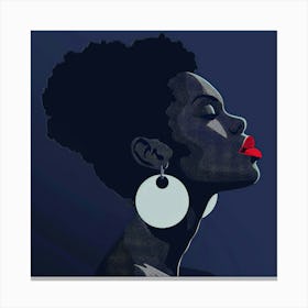 Afro-American Woman 25 Canvas Print