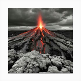 Icelandic Volcano Canvas Print