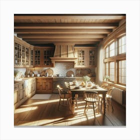 Rustic Kitchen Canvas Print