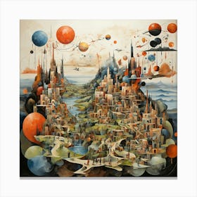 'The City' Canvas Print