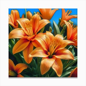 Orange Lily Canvas Print