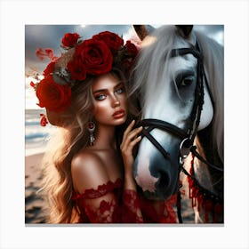 Creative Horse Beauty Illustration Nr 49 Canvas Print