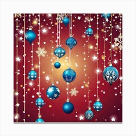 Christmas Ornaments 29 Canvas Print