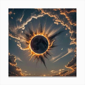 Eclipse Of The Sun 2 Canvas Print