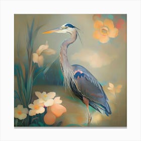 Blue Heron 2 Canvas Print