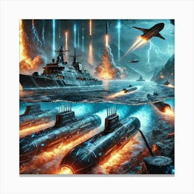 Abyssal Spearhead 2 Canvas Print