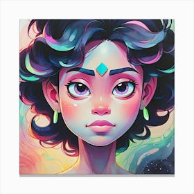 Galaxy Girl 4 Canvas Print