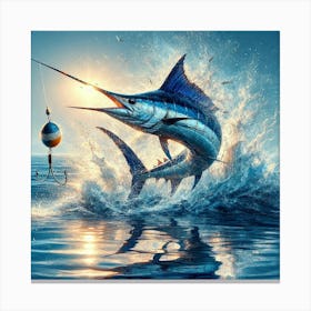 Marlin Fishing 1 Canvas Print