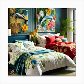 Beddings.  Canvas Print