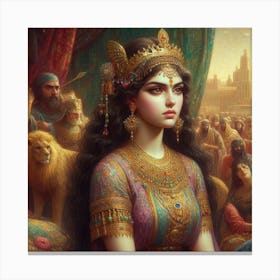 Babylon princess Canvas Print