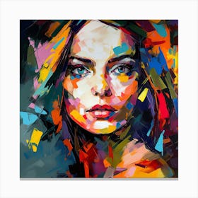 Portrait Of A Woman 19 Canvas Print